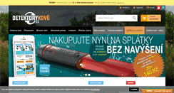 Desktop Screenshot of detektorykovu.cz